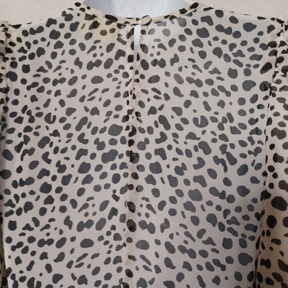 ASOS  Black and White Animal Print Tiered Maxi Dress. Size 2 - Picture 11 of 14